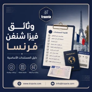 وثائق فيزا شنغن فرنسا
