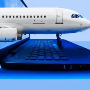 حجز تذكرة طيران وهمية